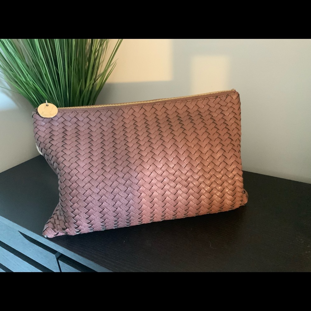 Neiman Marcus Brown Clutch